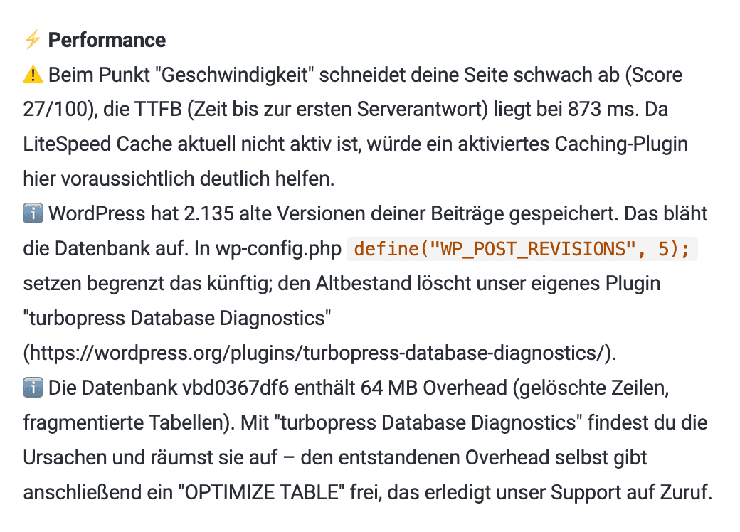 Performance-Analyse